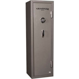 Gun Safe With Electronic Lock - 30 Min Fire Rating 18x15-1/2x59 - 8 Gun Cap. Gray