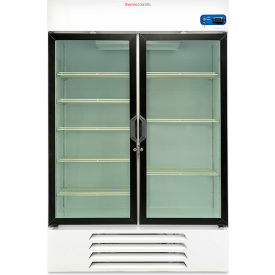 TSG Series Laboratory Refrigerator, Glass Doors, Gray, 49 Cu.Ft.