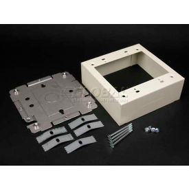 Switch & Receptacle Box 2-Gang W/Extension Base KO, 4-3/4"L