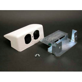 Downward Device Bracket Dec, Ivory, 4-3/4"L