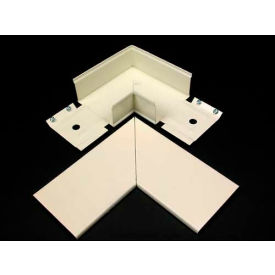 90° Flat Elbow, Ivory, 6"L