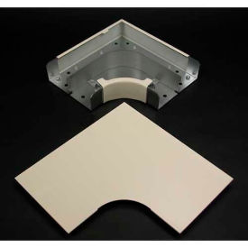 2" Radius FiberReady Flat Elbow, Ivory, 8-15/16"L