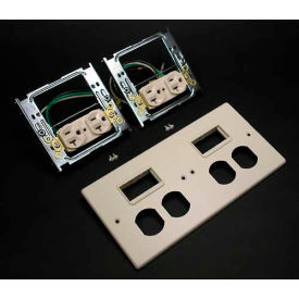 4-Gng Overlapping Cover, 2 Dplx, 2 Series Ii Mini Adptrs, 9-1/2"L