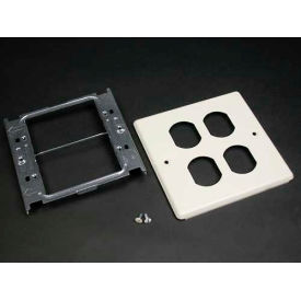 For 15a And 20a Duplex Receptacles, Ivory, 5-1/8"L
