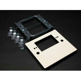 One-Gang Device Plate Fitting, Ivory, 5-1/8"L