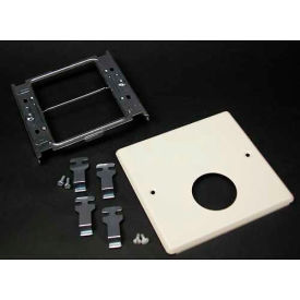 Two-Gang Overlapping Cover, Single Round Opening, 5-1/8"L
