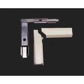 Internal 90° Twisted Elbow Left Hand, Ivory, 2-1/2"L