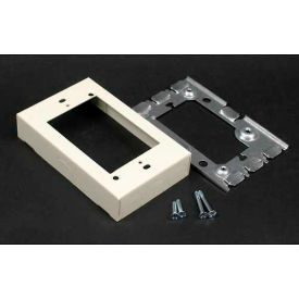 1-Gang Flush Type Extension Adapter, Ivory, 4-5/8"L
