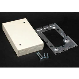 Blank Extension Box, Ivory, 4-5/8"L