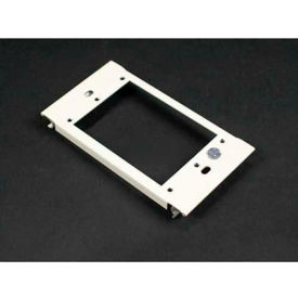 1-Gang Device Plate For Vertical Mounting Of Devices, Ivory, 2-7/8"L