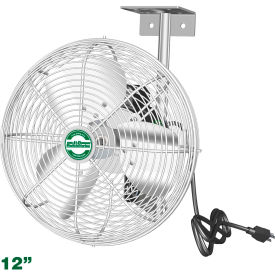 12" EZ Breeze HAF Basket Fan w/ Bracket & 10" Cord, 960 CFM, 1/10 HP