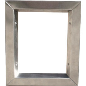 Stainless Steel Beveled Vision Lite, 12" X 12"
