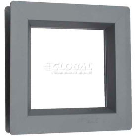 Steel Low Profile Slimline IG Vision Lite, 8" X 32", Gray Primered