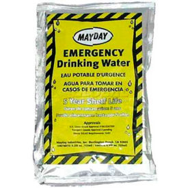 Water Pouch W/Drinking Container, 100 Pieces