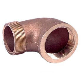 Brass 125 Lb Lead Free Fitting 4" 90 Degree Street Elbow NPT Male X Female