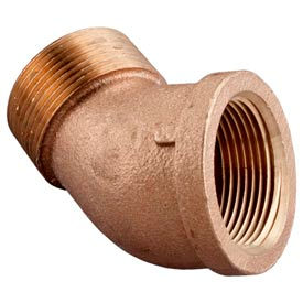 Brass 125 Lb Lead Free Fitting 1-1/2" 45 Degree Street Elbow Npt Male X Female