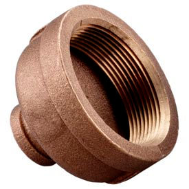 Brass 125 Lb Lead Free Fitting 1-1/4" X 3/4" Reducing Coupling Npt Female