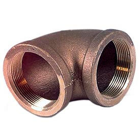 Brass 250 Lb Lead Free Fitting 1/2" 90 Degree Elbow NPT Female