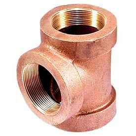Brass 250 Lb Lead Free Fitting 1/4" Tee Npt Female