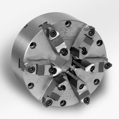 6 Jaw Self-Centering Universal Steel Body SETRITE Chuck - 5" Dia. - Pratt Burnerd 0516400