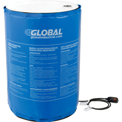 Insulated Drum Heater For 55 Gallon Drum, 100°F Fixed Temp, 120V