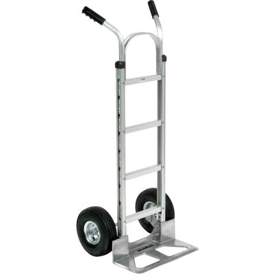 Aluminum Hand Truck - Double Handle - Pneumatic Wheels