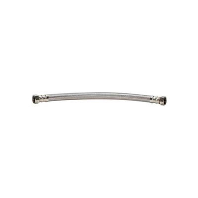 Fluidmaster B1H12 Water Heater Supply Connector 3/4 In. F.I.P. X 3.4 In. F.I.P. X 12 In - Braided SS