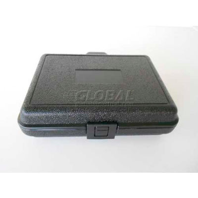 Plastic Protective Storage Cases with Pinch Tear Foam, 10"x7-1/2"x2-3/4", Black