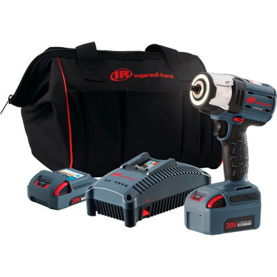 Ingersoll Rand W5133-K22 IQV20 Series 3/8" 20V Cordless Impact Wrench Kit 2 Batteries 5.0Ah