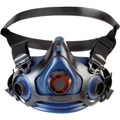 Honeywell RU8800 Half Mask,Triple Flange Silicone Half Mask, Size Small