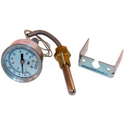 Thermometer, 2" Dia., 0-220 F, U-Clamp, For Hatco, 03.01.005.00