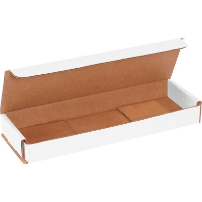 Corrugated Mailers, 10"L x 3"W x 1"H, White