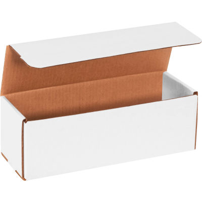 Corrugated Mailers, 12"L x 4"W x 4"H, White