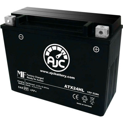 AJC Battery Arctic Cat Bearcat 570 Long Track 565CC Snowmobile Battery (2006-2009), 23 Amps, 12V