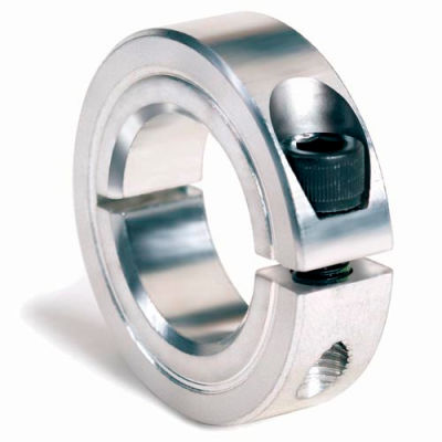 One-Piece Clamping Collar, 5/16", Zinc Plated Steel