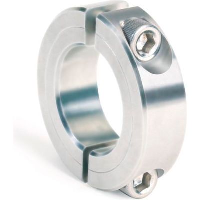 Two-Piece Clamping Collar, 9/16", Stainless Steel