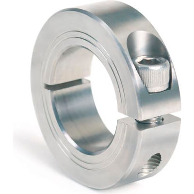 Metric One-Piece Clamping Collar, 19mm, Stainless Steel