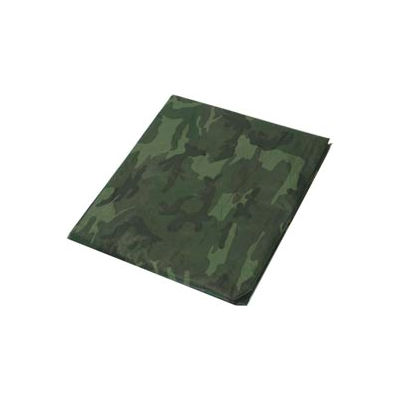 7' x 10 ' Light Duty 3.3 oz. Tarp, Camouflage/Green - CAMO7x10