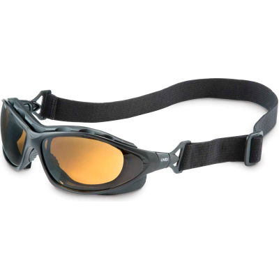 Uvex® Seismic S0601X Sealed Eyewear, Black Frame, Espresso Lens, Anti-Fog