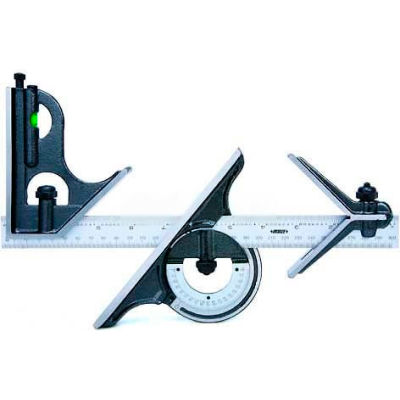 INSIZE 2278-180E 12 Combination Square Set