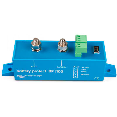 Victron Energy BatteryProtect 48V-100A With 7-Segment LED display, Blue, Aluminum