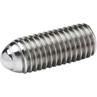 J.W. Winco 605-M10-25-AN Set Screw w/ Full Ball - M10 x 1.5 Thread - 25mm Thread Length