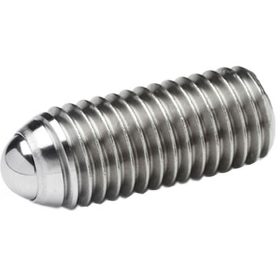 J.W. Winco 605-1/4X20-0.500-AN Set Screw w/ Full Ball - 1/4-20 Thread x 1/2" Thread Length