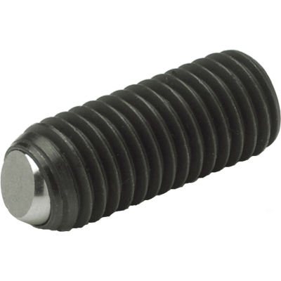 J.W. Winco 605-M6-16-B Set Screw w/ Flat Ball - M6 x 1.0 Thread - 16mm Thread Length