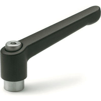J.W. Winco 6NA06K Zinc Die-Cast Adj Lever w/ Stainless Steel Components M6 x 1.0 Tapped Thread