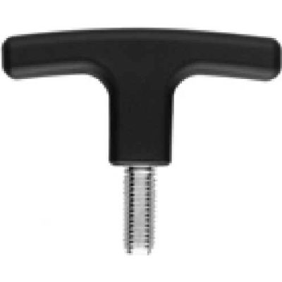 J.W. Winco 563.1-55-M8-20 Technopolymer T-Handle W/Threaded Stud mm Diameter 55mm Length M8x1.25