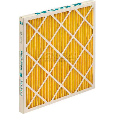 Koch™ XL11 High Capacity Pleated Air Filter, MERV 11, Extended Surface, 20"Wx24"Hx2"D - Pkg Qty 12