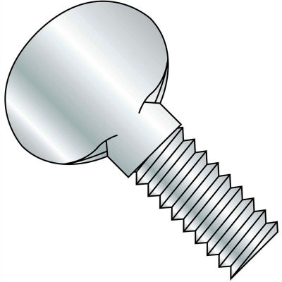 #10-32 x 1/2" Thumb Screw - FT - Zinc - Pkg of 2000