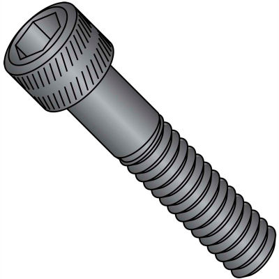 5/16-18x4 Coarse Thread Socket Head Cap Screw Plain, Pkg of 50