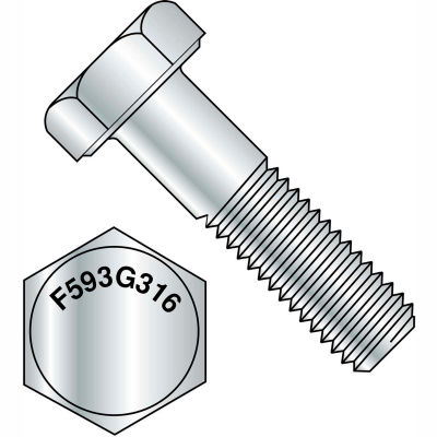 1/2-13X1 Hex Cap Screw 3 16 Stainless Steel, Pkg of 50